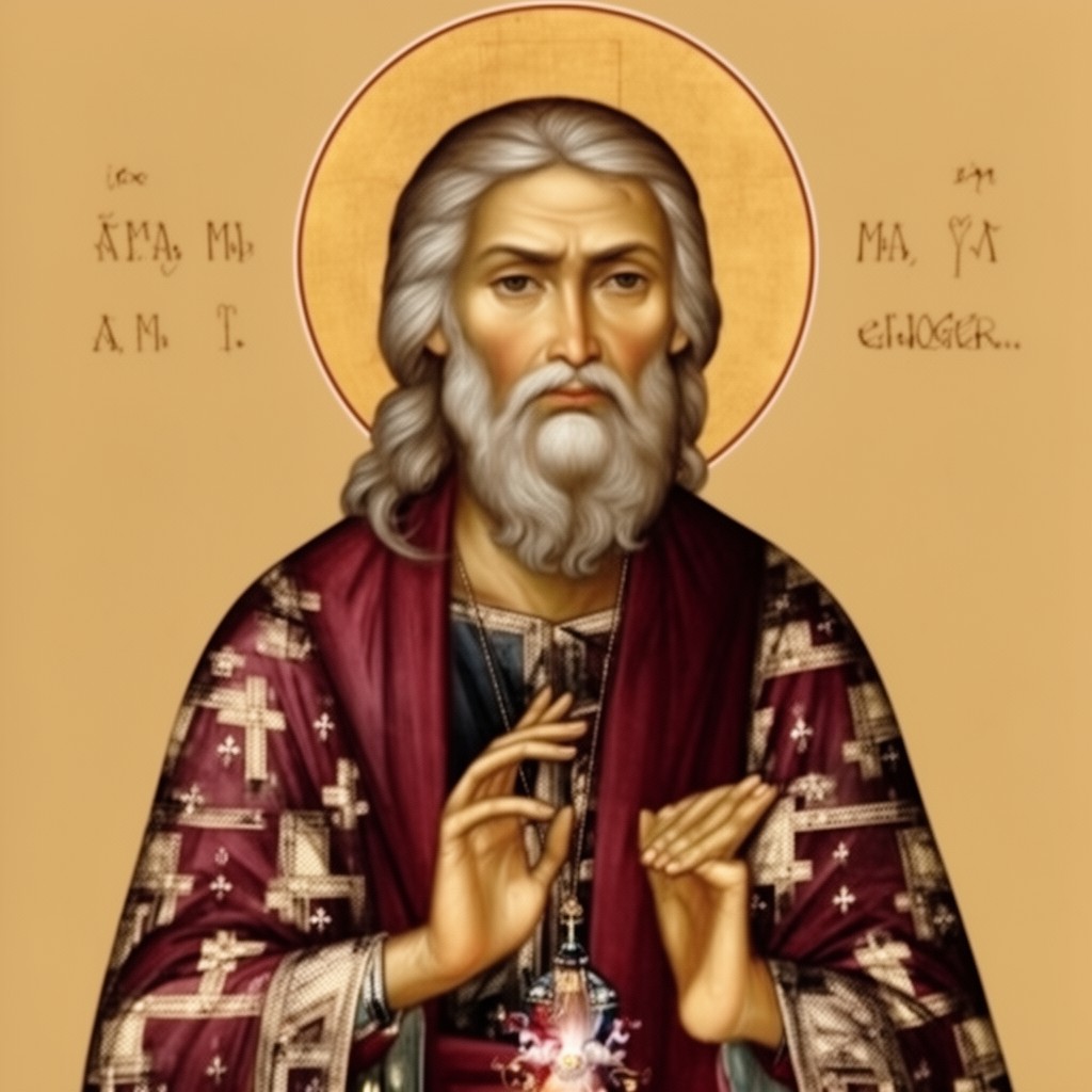 AI-generated illustration of St. Maximus the Confessor