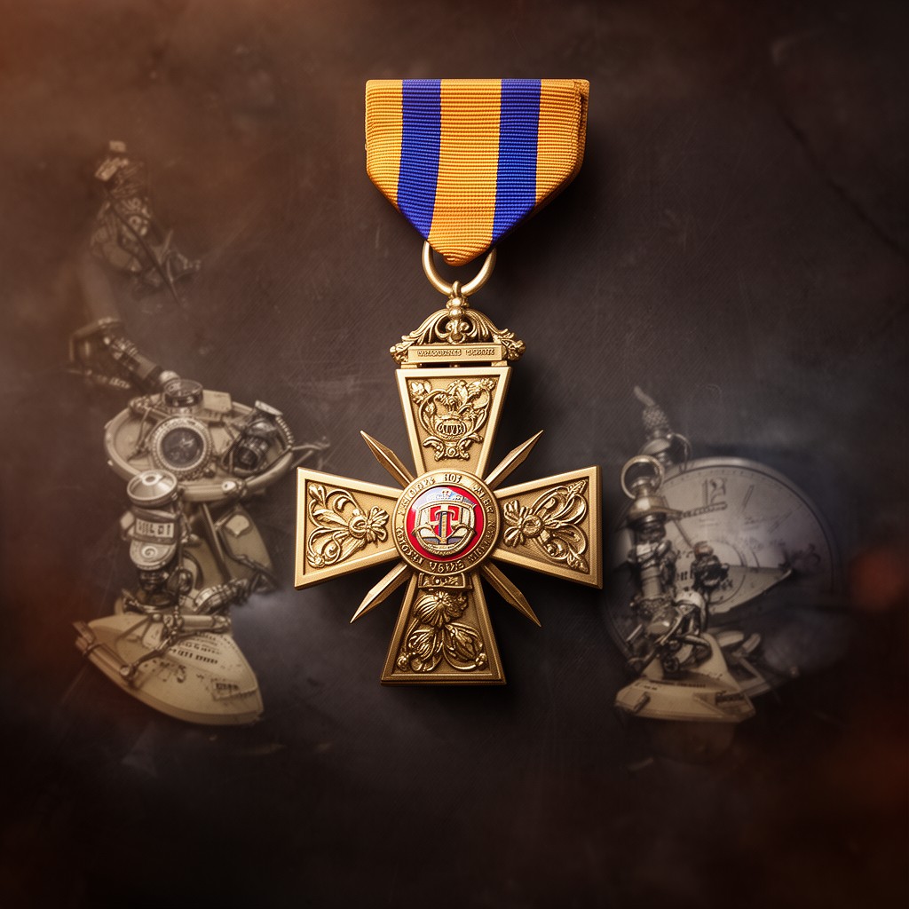 AI-generated illustration of The Victoria Cross
