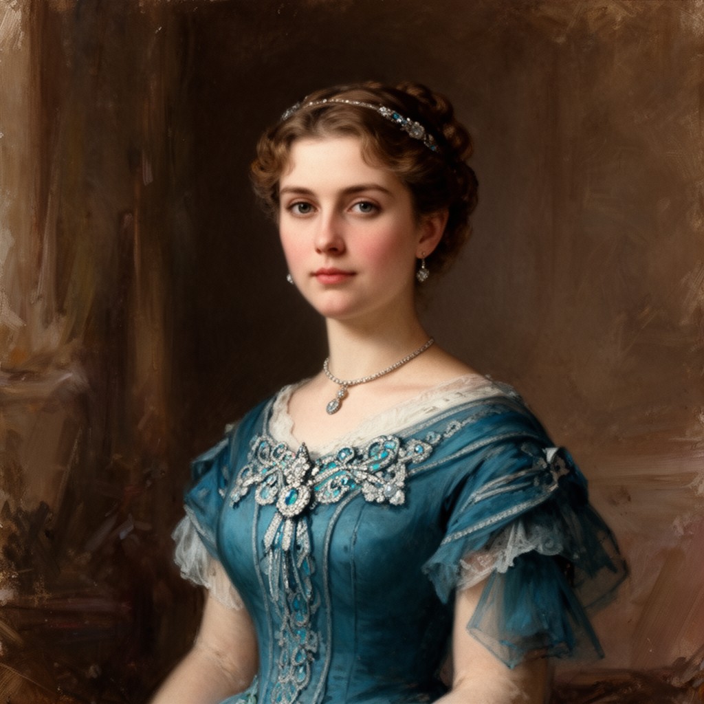 AI-generated illustration of Olga Nikolaevna of Russia