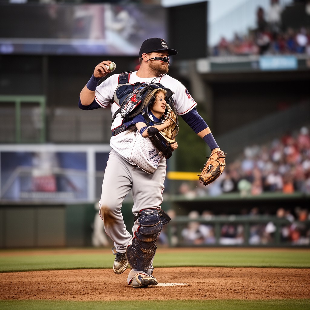 AI-generated illustration of Jason Varitek
