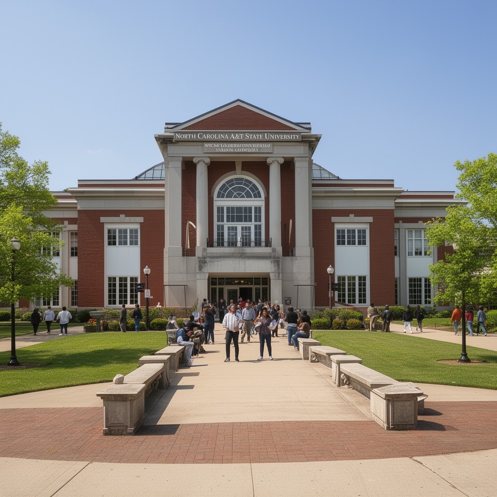 AI-generated illustration of North Carolina A&T State University