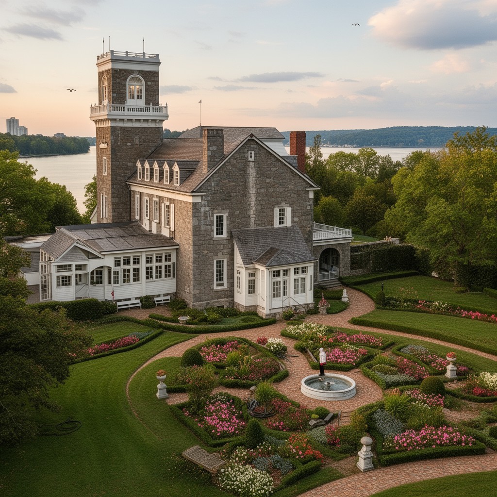 AI-generated illustration of Historic Hudson Valley