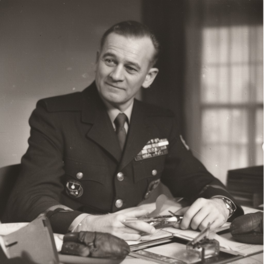 AI-generated illustration of Air Marshal Sir Basil Embry