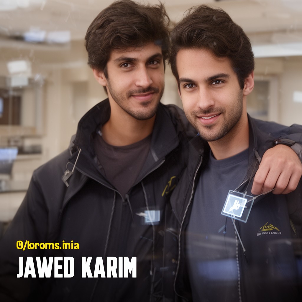 AI-generated illustration of Jawed Karim
