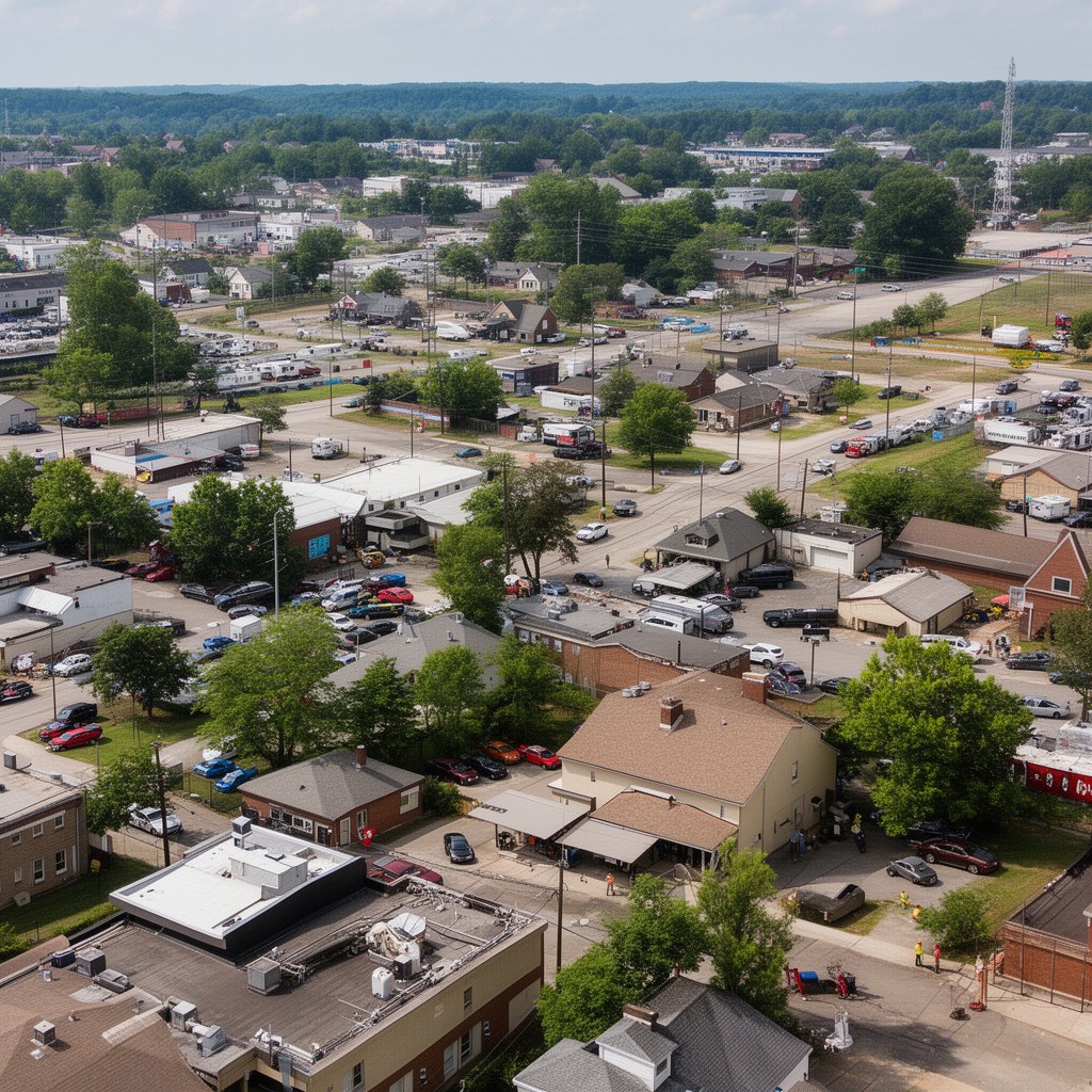 AI-generated illustration of Hueytown, Alabama