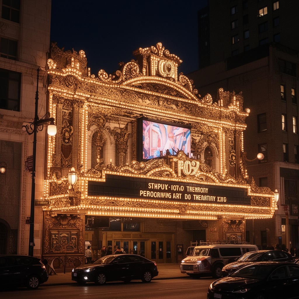 AI-generated illustration of Fox Theatre
