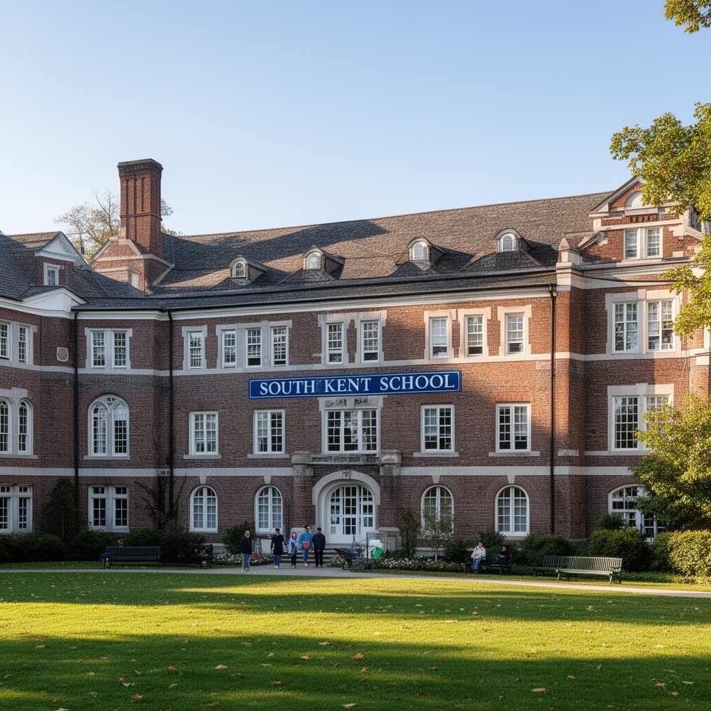AI-generated illustration of South Kent School