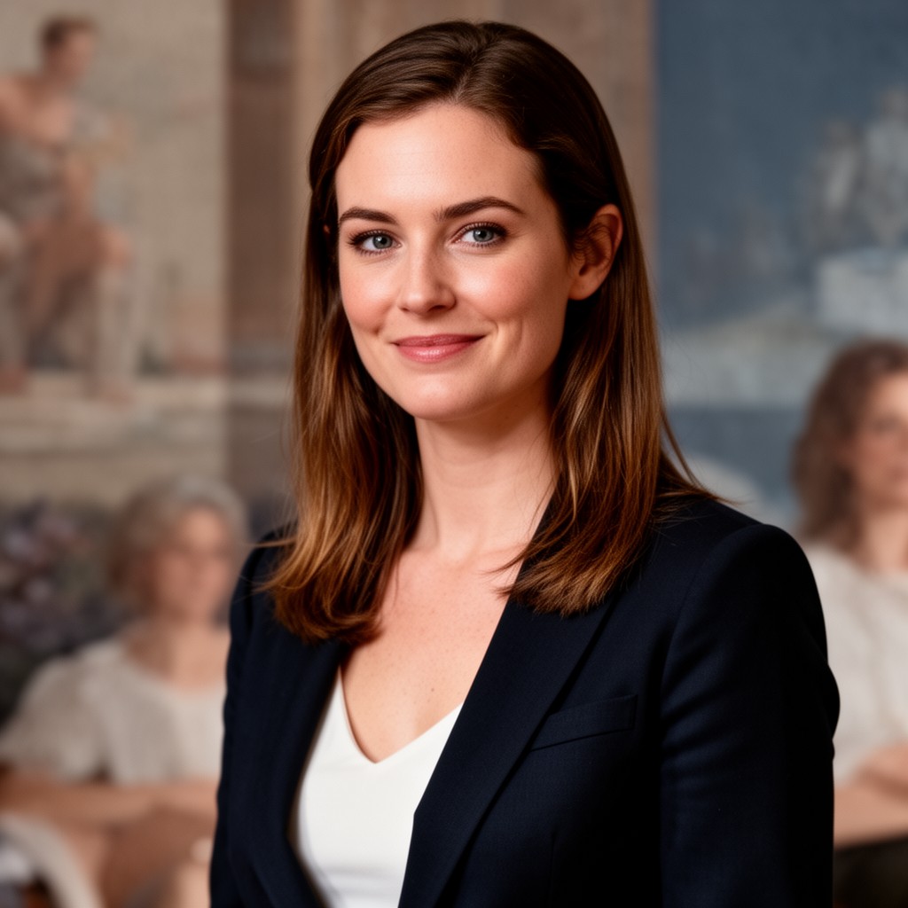 AI-generated illustration of Hope Hicks