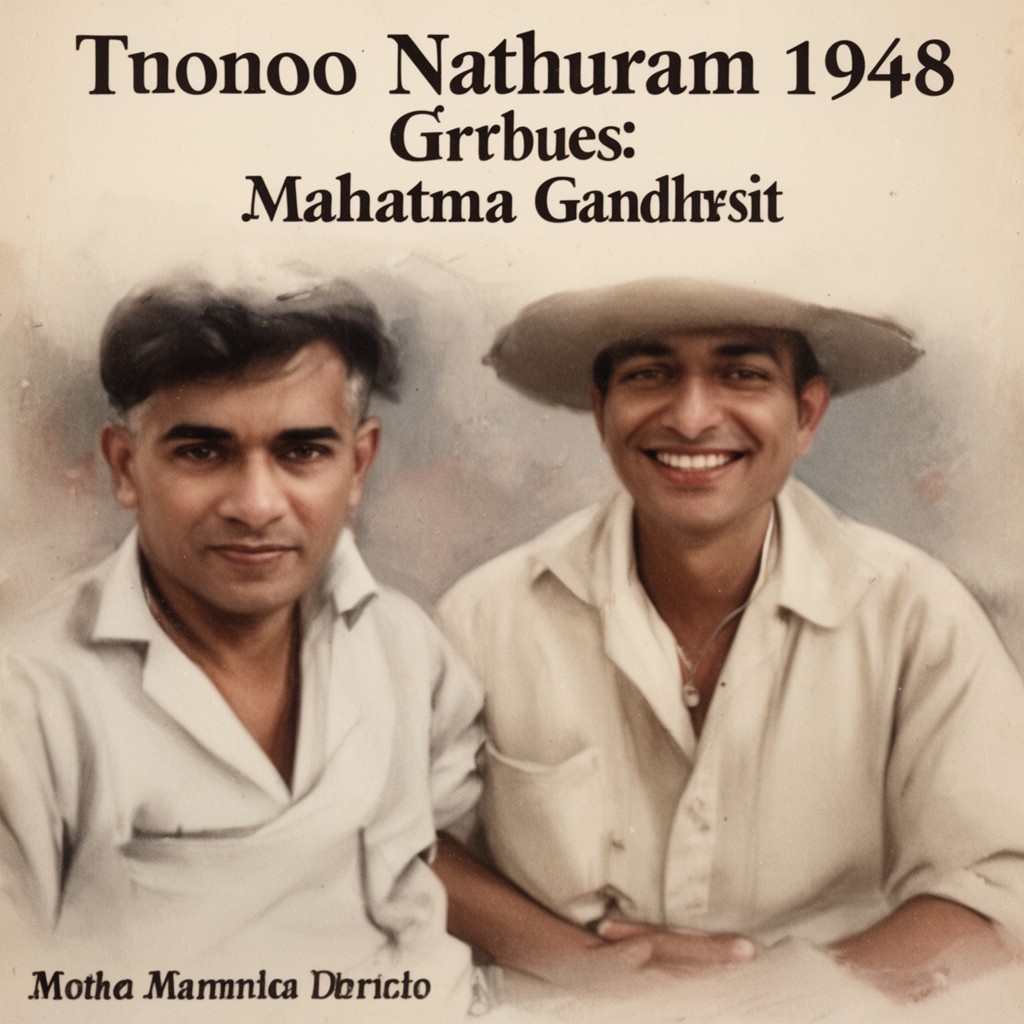 AI-generated illustration of Nathuram
