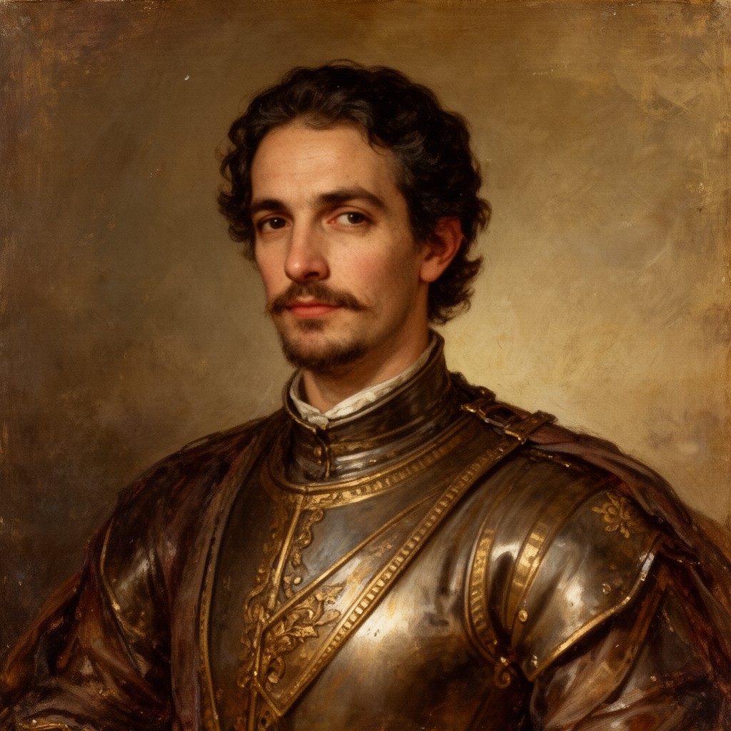 AI-generated illustration of Pánfilo de Narváez