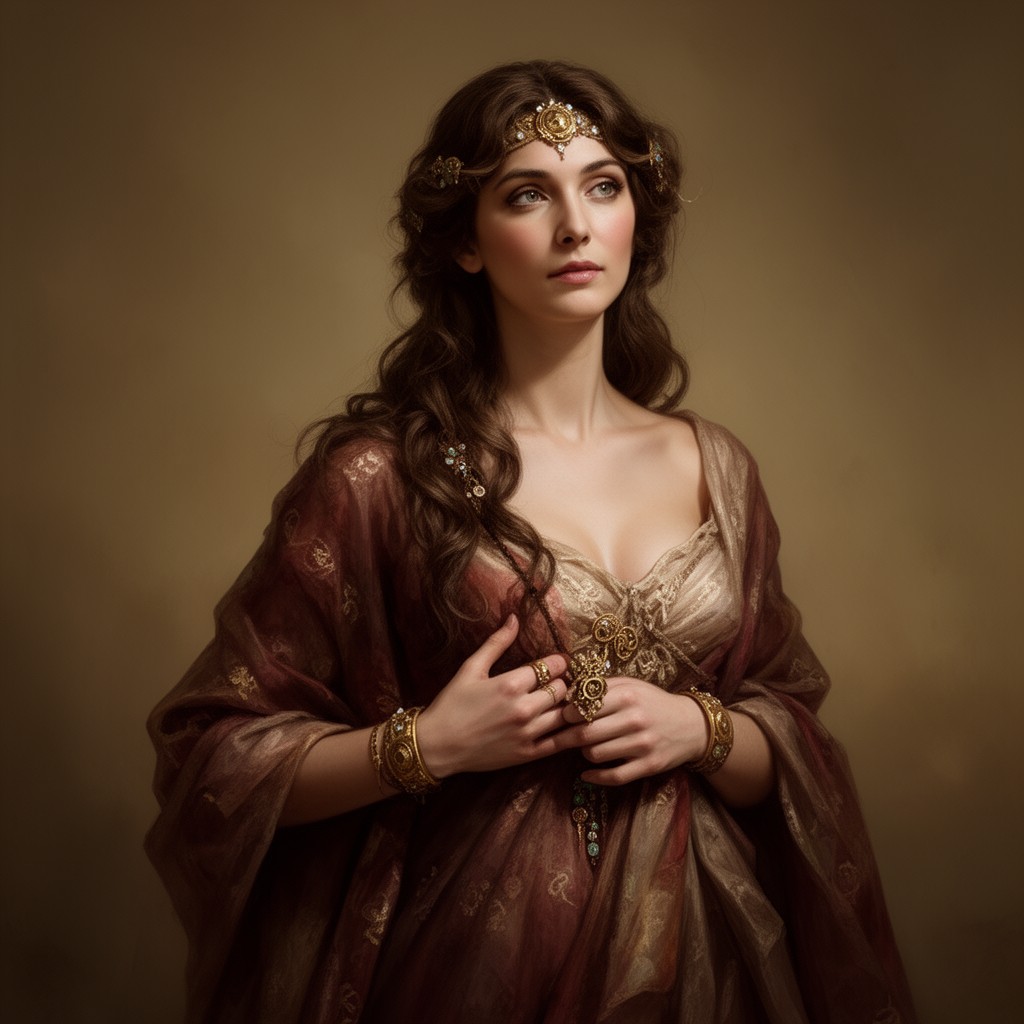 AI-generated illustration of Alcmene