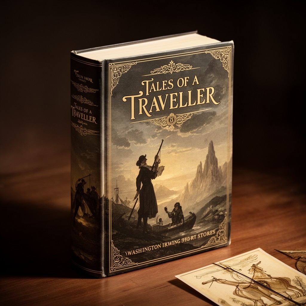AI-generated illustration of Tales of a Traveller