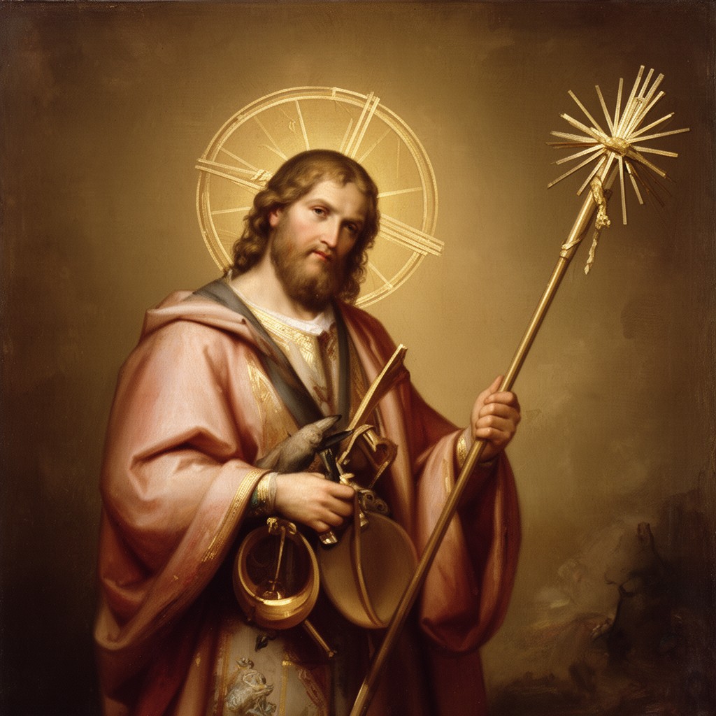 AI-generated illustration of Apostle James the Greater