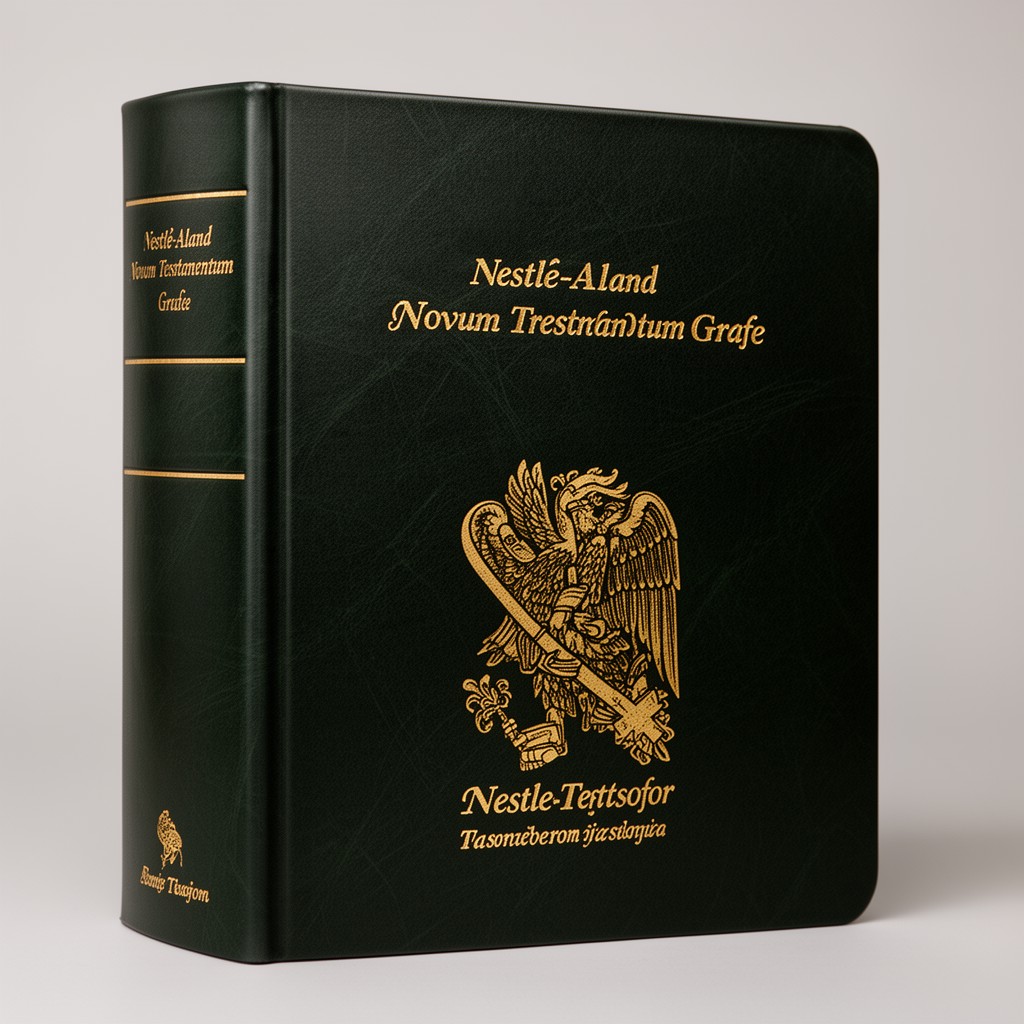 AI-generated illustration of Nestle-Aland Novum Testamentum Graece