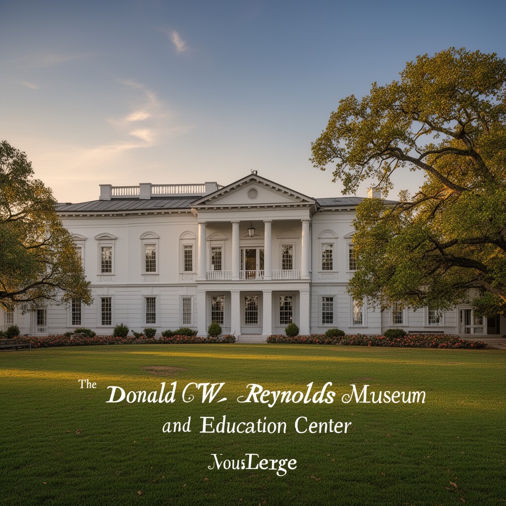 AI-generated illustration of Donald W. Reynolds Museum and Education Center