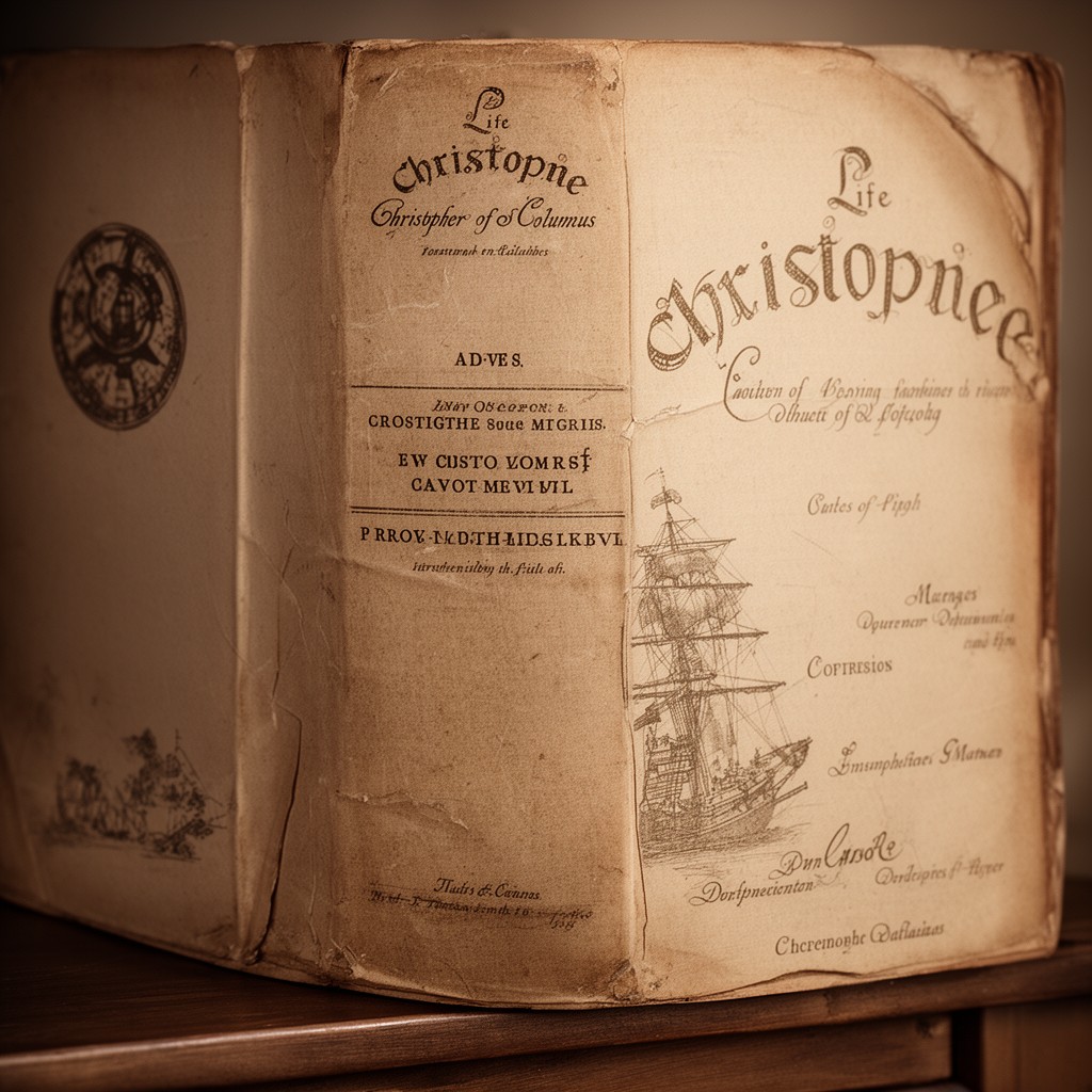 AI-generated illustration of Life and Voyages of Christopher Columbus