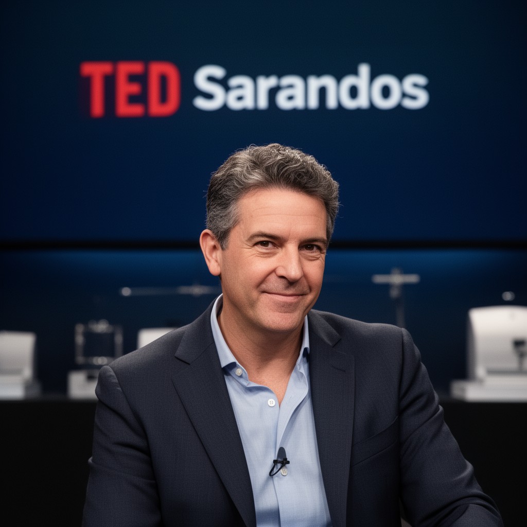AI-generated illustration of Ted Sarandos