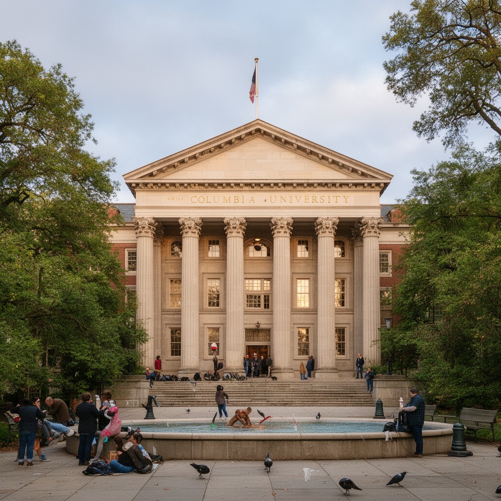 AI-generated illustration of Columbia University (did not graduate)