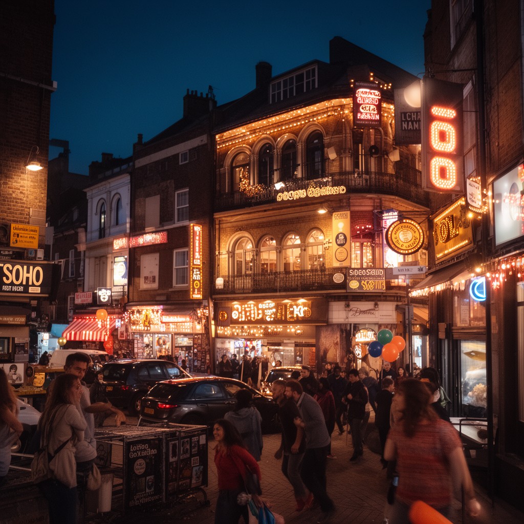 AI-generated illustration of Soho