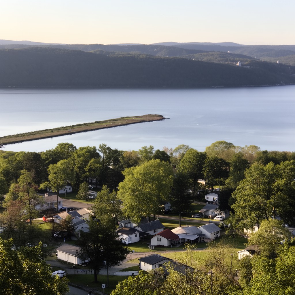AI-generated illustration of Croton Point Park