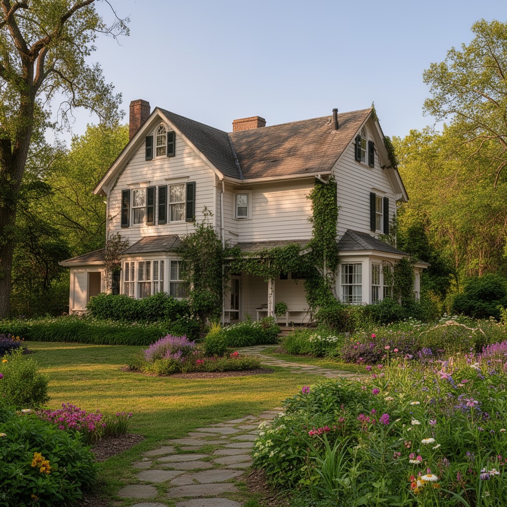 AI-generated illustration of Sunnyside, Tarrytown, New York