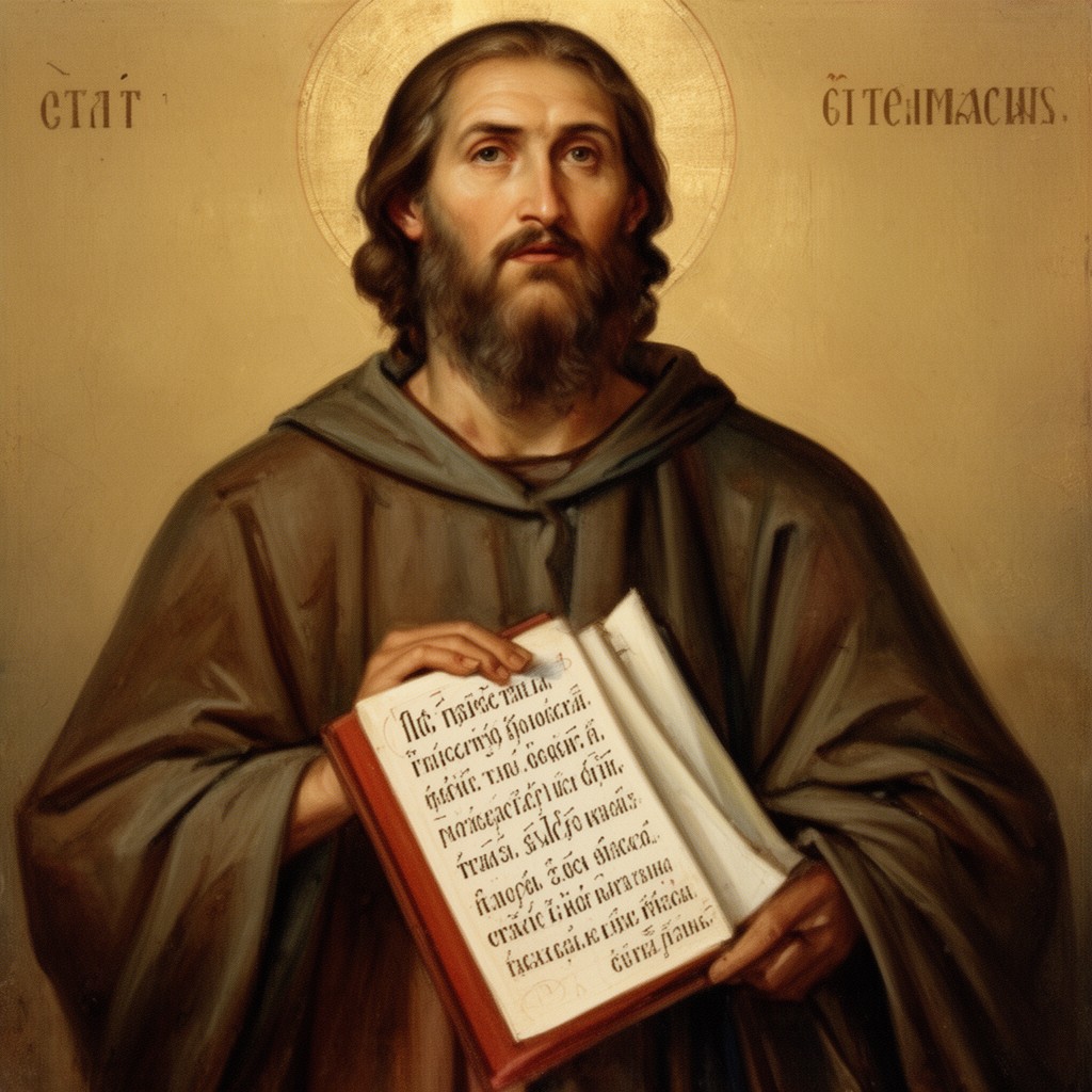 AI-generated illustration of St. John Climacus
