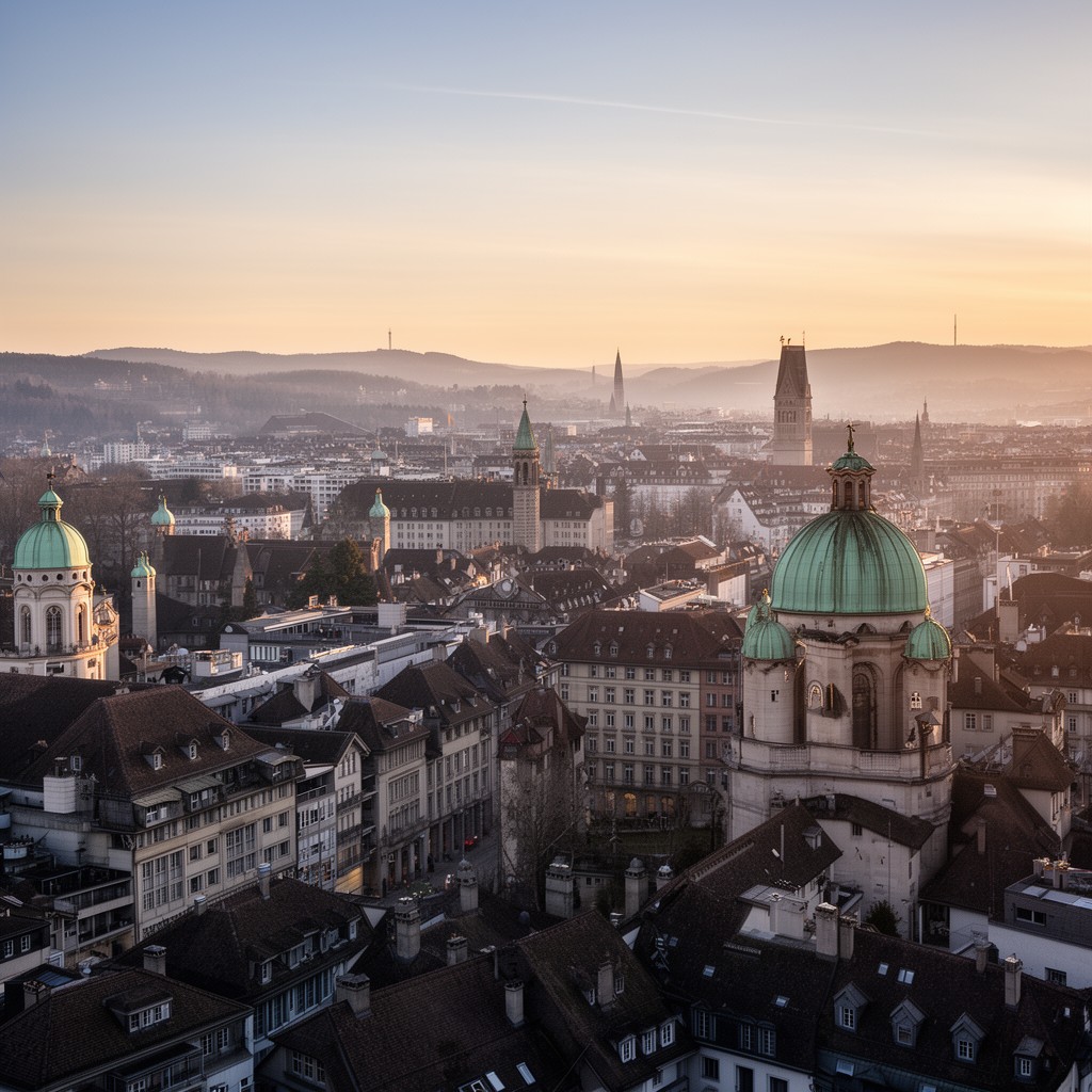 AI-generated illustration of Basel-Stadt