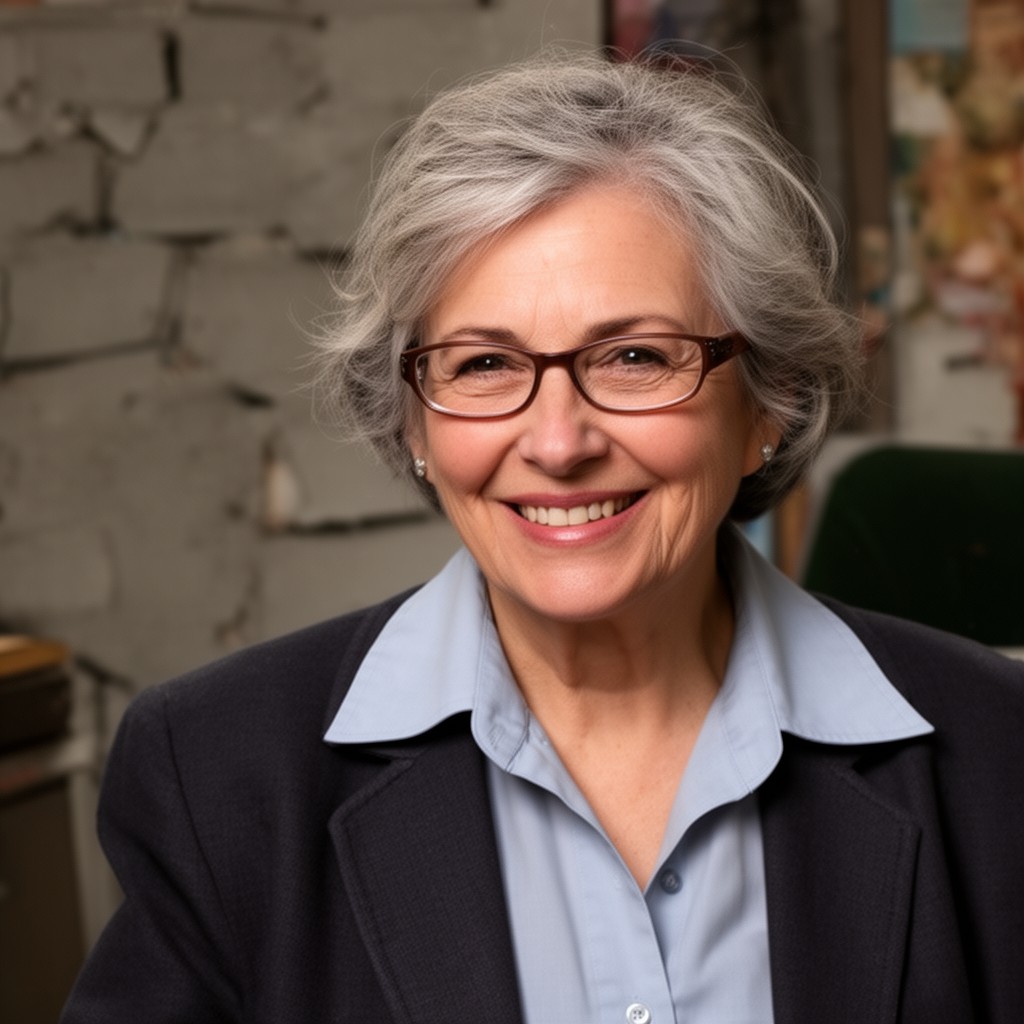 AI-generated illustration of Carol Doris Schatz