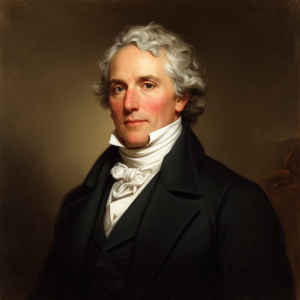 AI-generated illustration of James Monroe