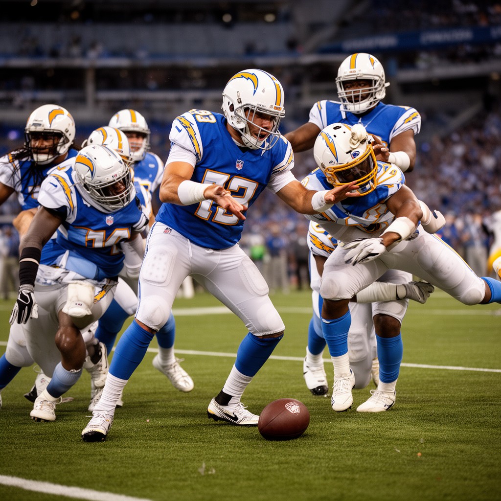 AI-generated illustration of Los Angeles Chargers
