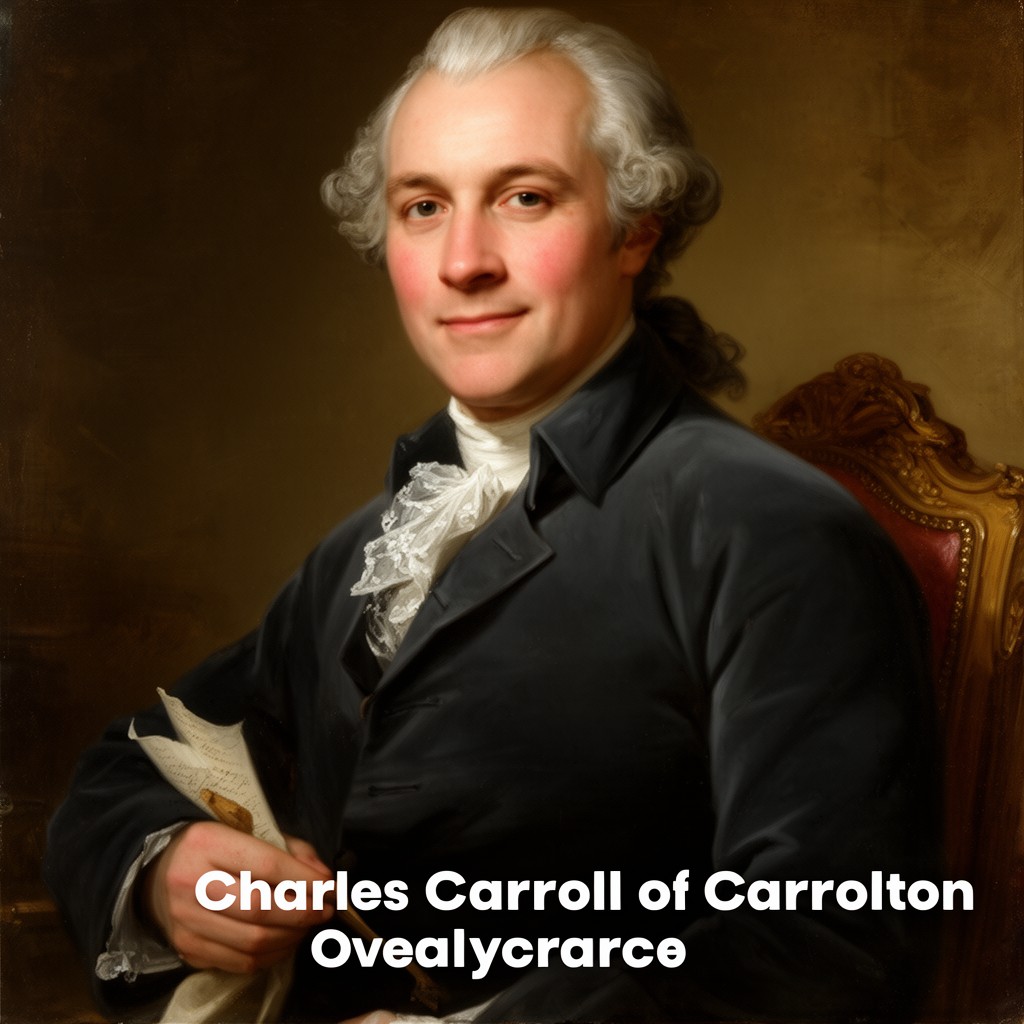 AI-generated illustration of Charles Carroll of Carrollton