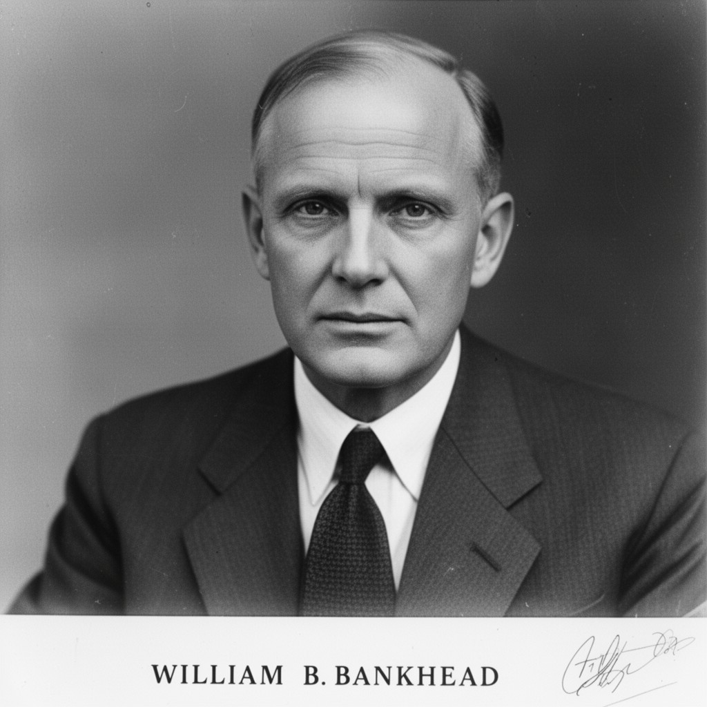 AI-generated illustration of William B. Bankhead