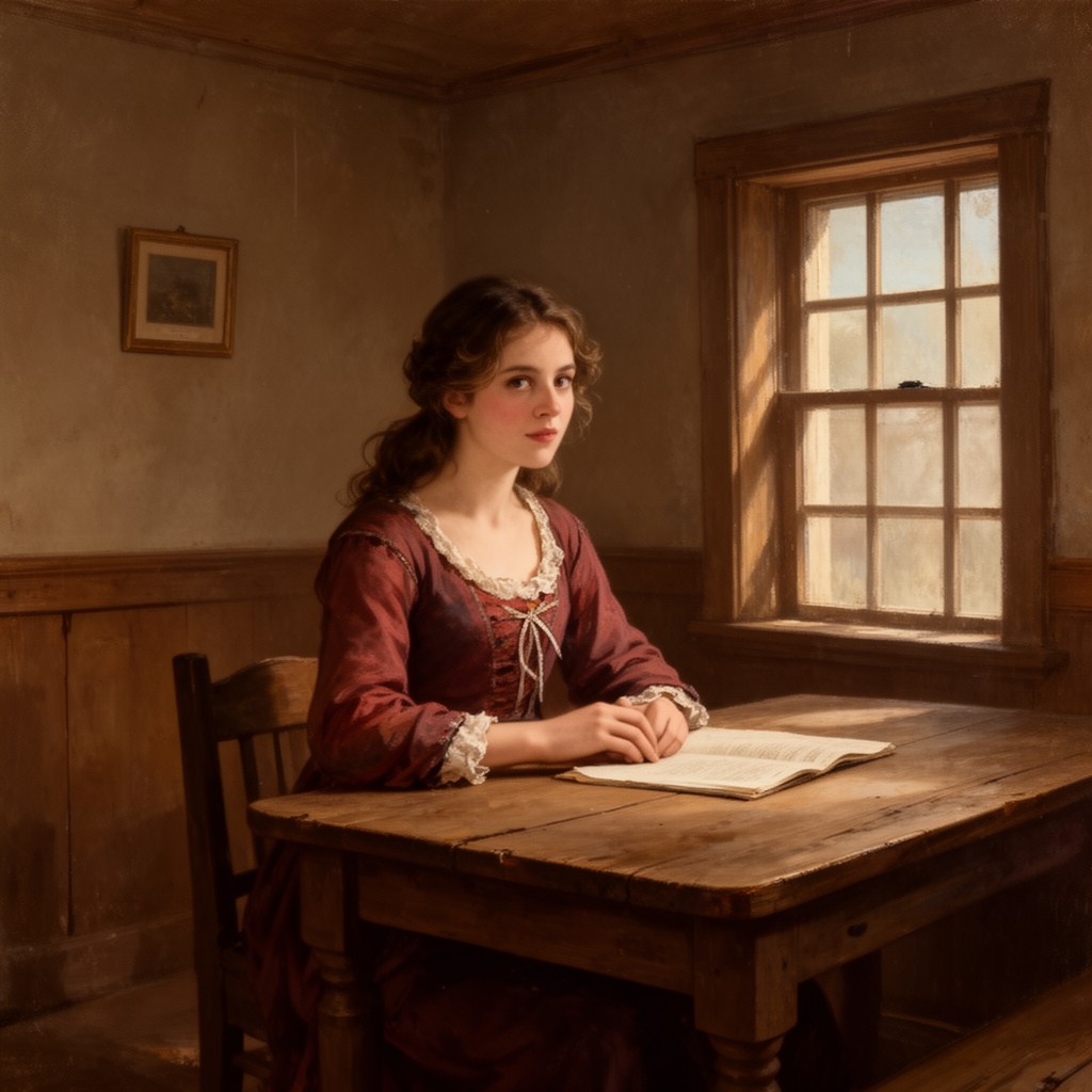 AI-generated illustration of Elizabeth (Betty) Parris