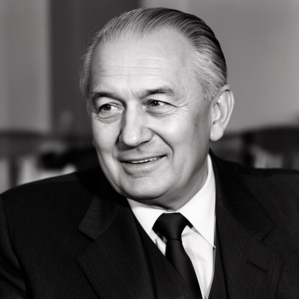 AI-generated illustration of Konstantin Chernenko
