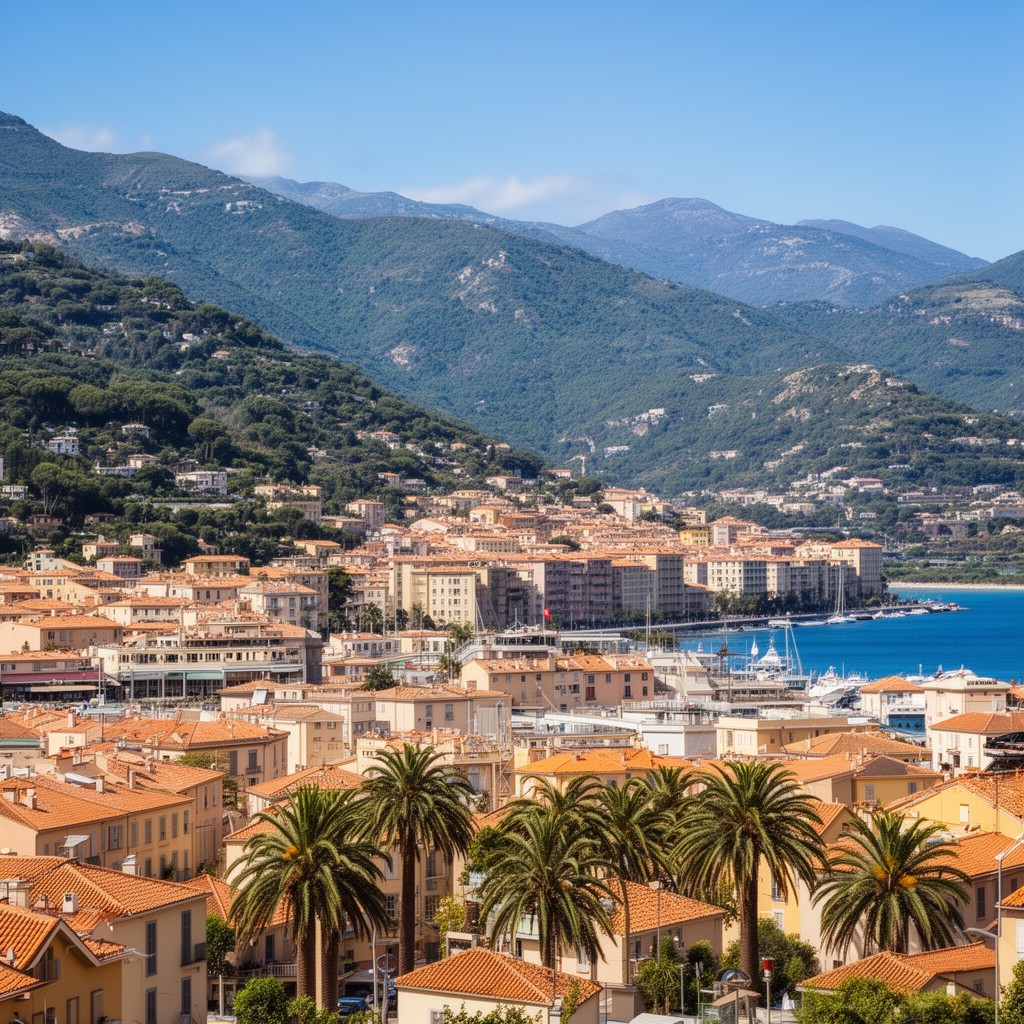 AI-generated illustration of Ajaccio