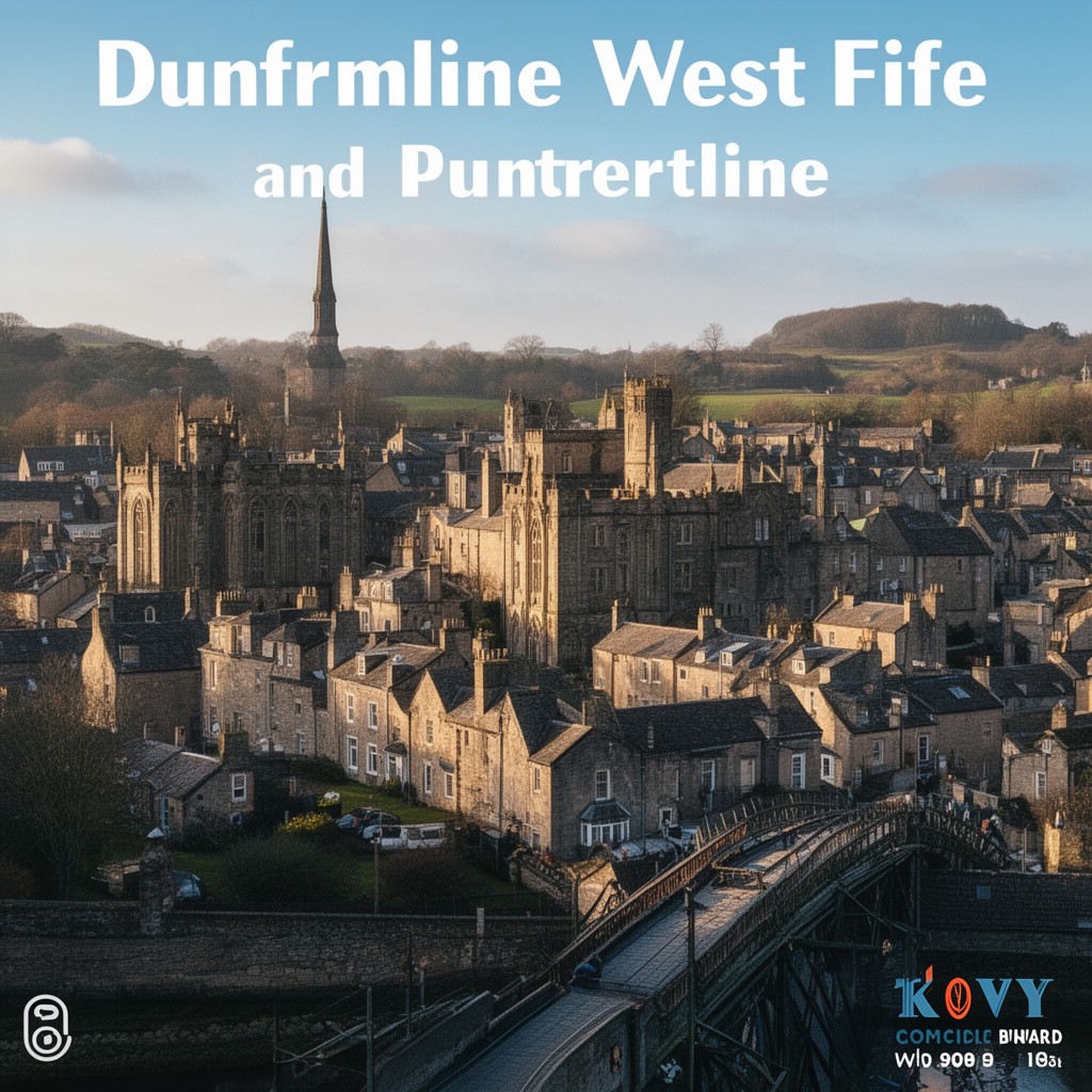 AI-generated illustration of Dunfermline and West Fife