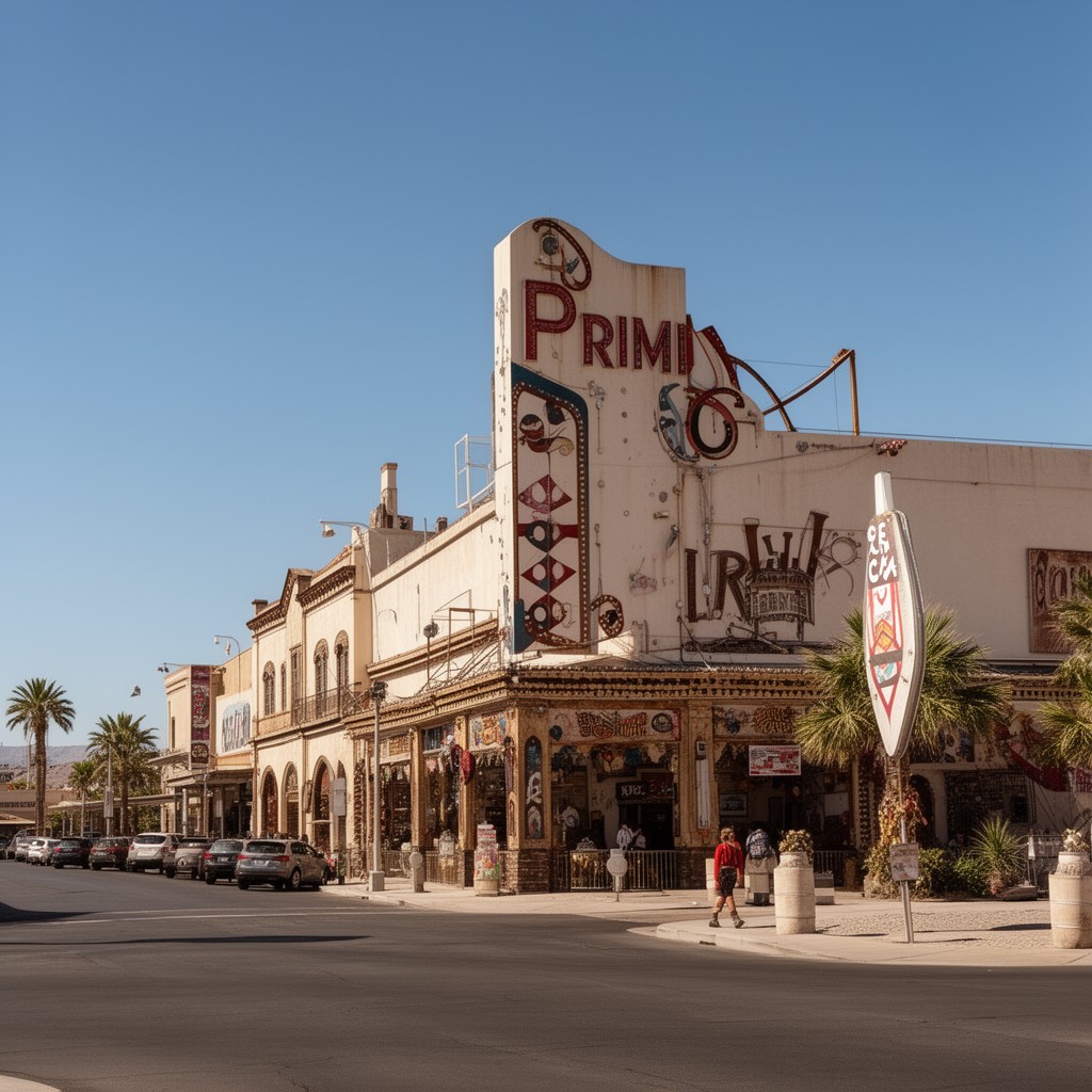 AI-generated illustration of Primm, Nevada