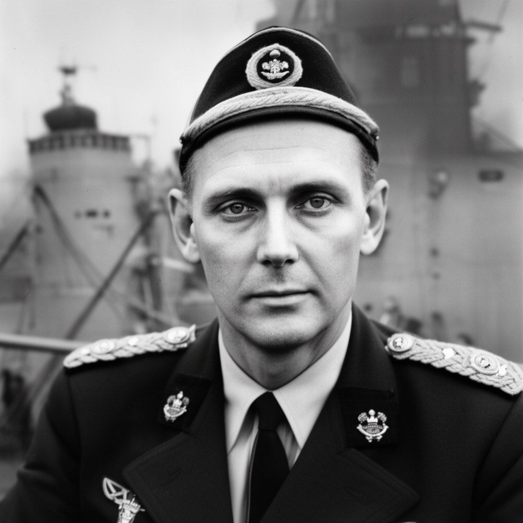 AI-generated illustration of Hans-Georg von Friedeburg