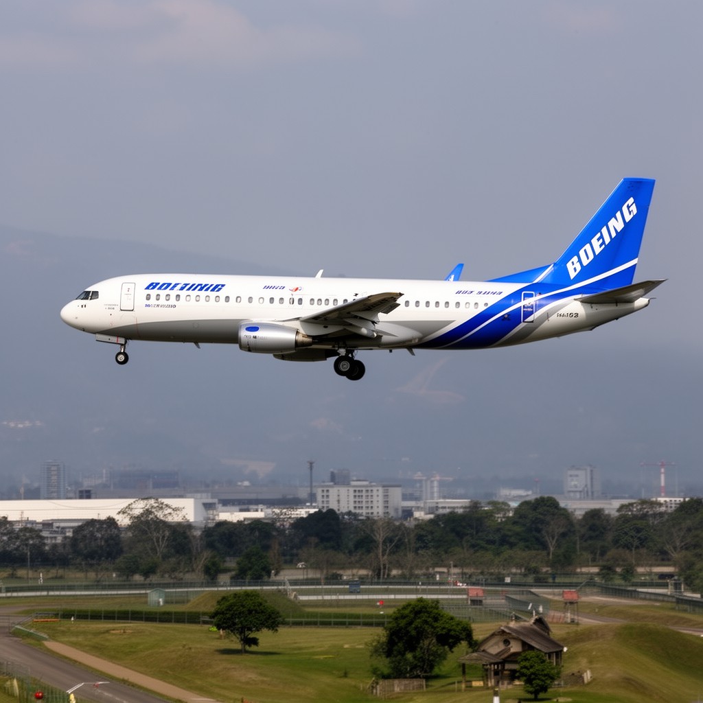 AI-generated illustration of Boeing 737
