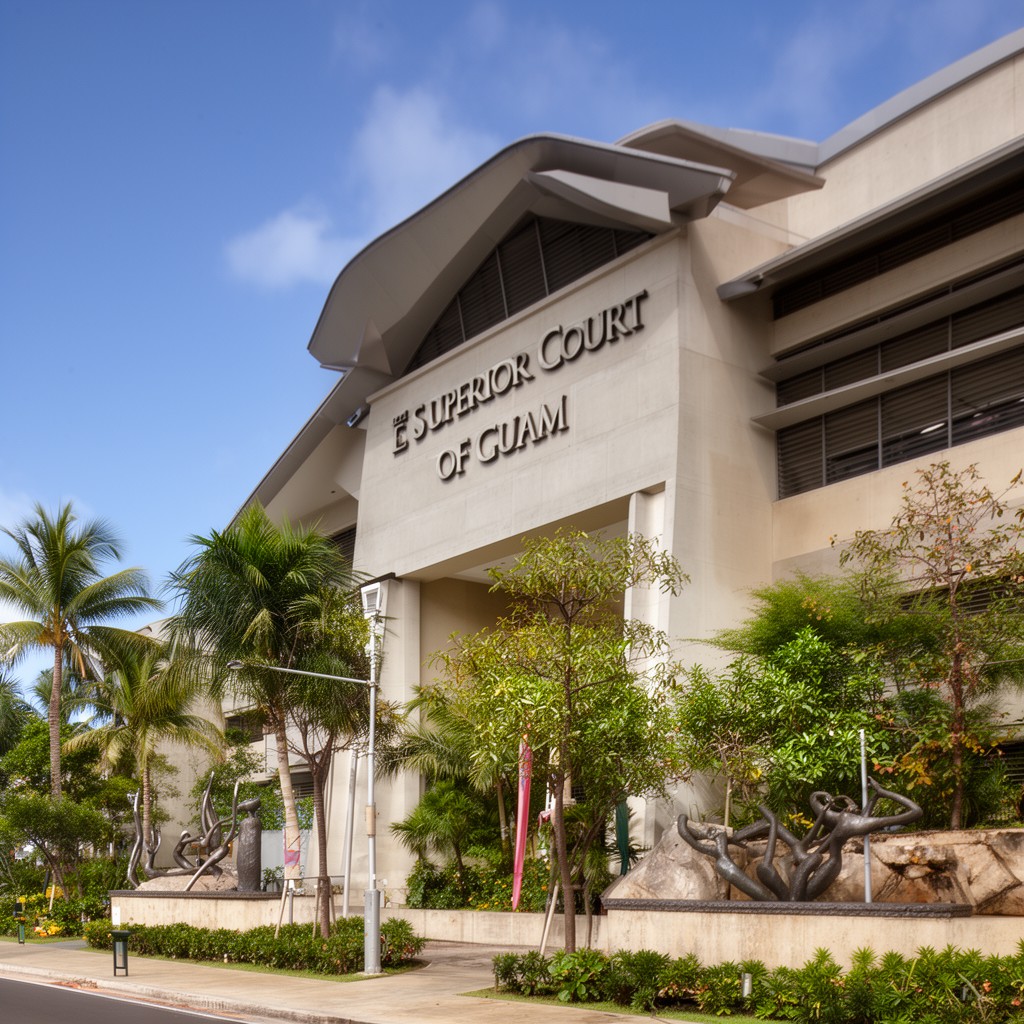 AI-generated illustration of Superior Court of Guam