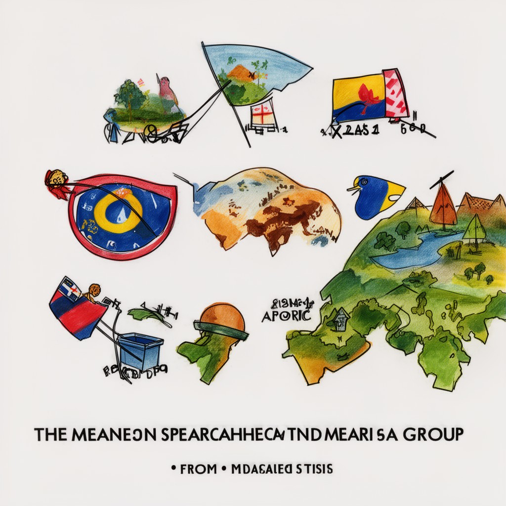 AI-generated illustration of Melanesian Spearhead Group