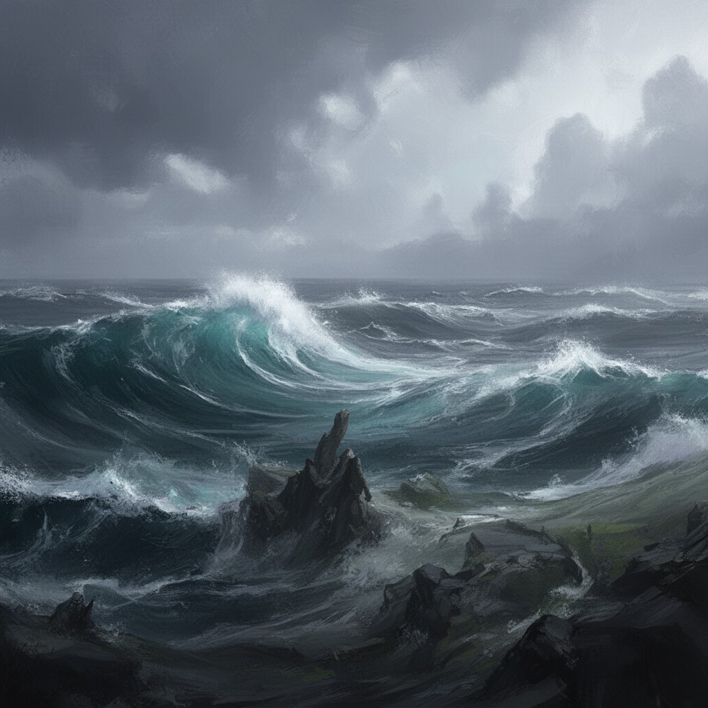 AI-generated illustration of La Niña