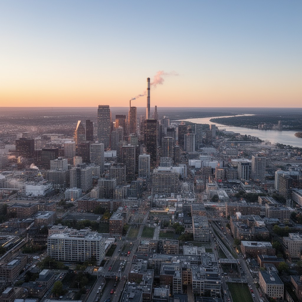 AI-generated illustration of Southern Ontario