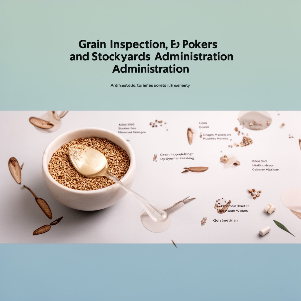 AI-generated illustration of Grain Inspection, Packers and Stockyards Administration