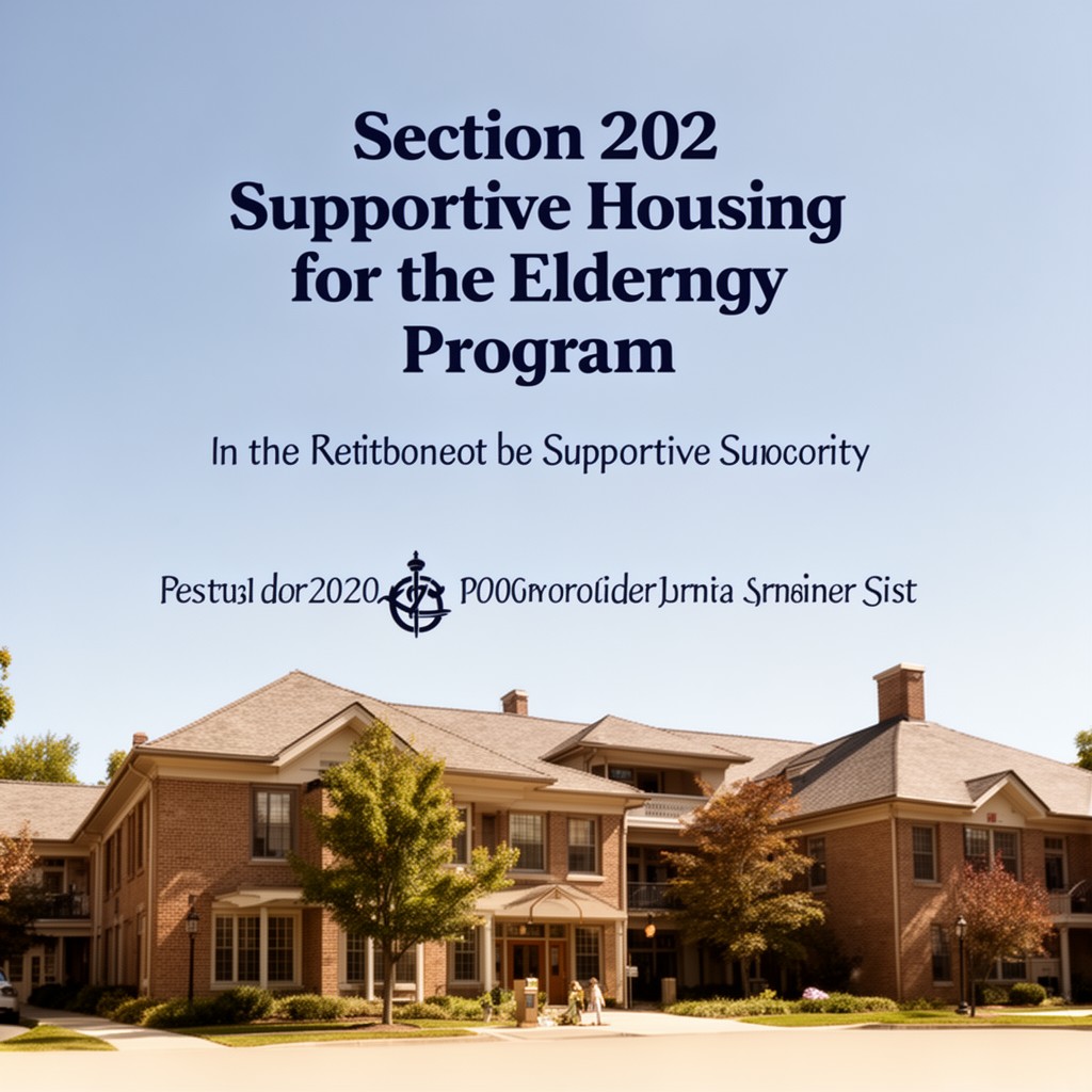 AI-generated illustration of Section 202 Supportive Housing for the Elderly Program