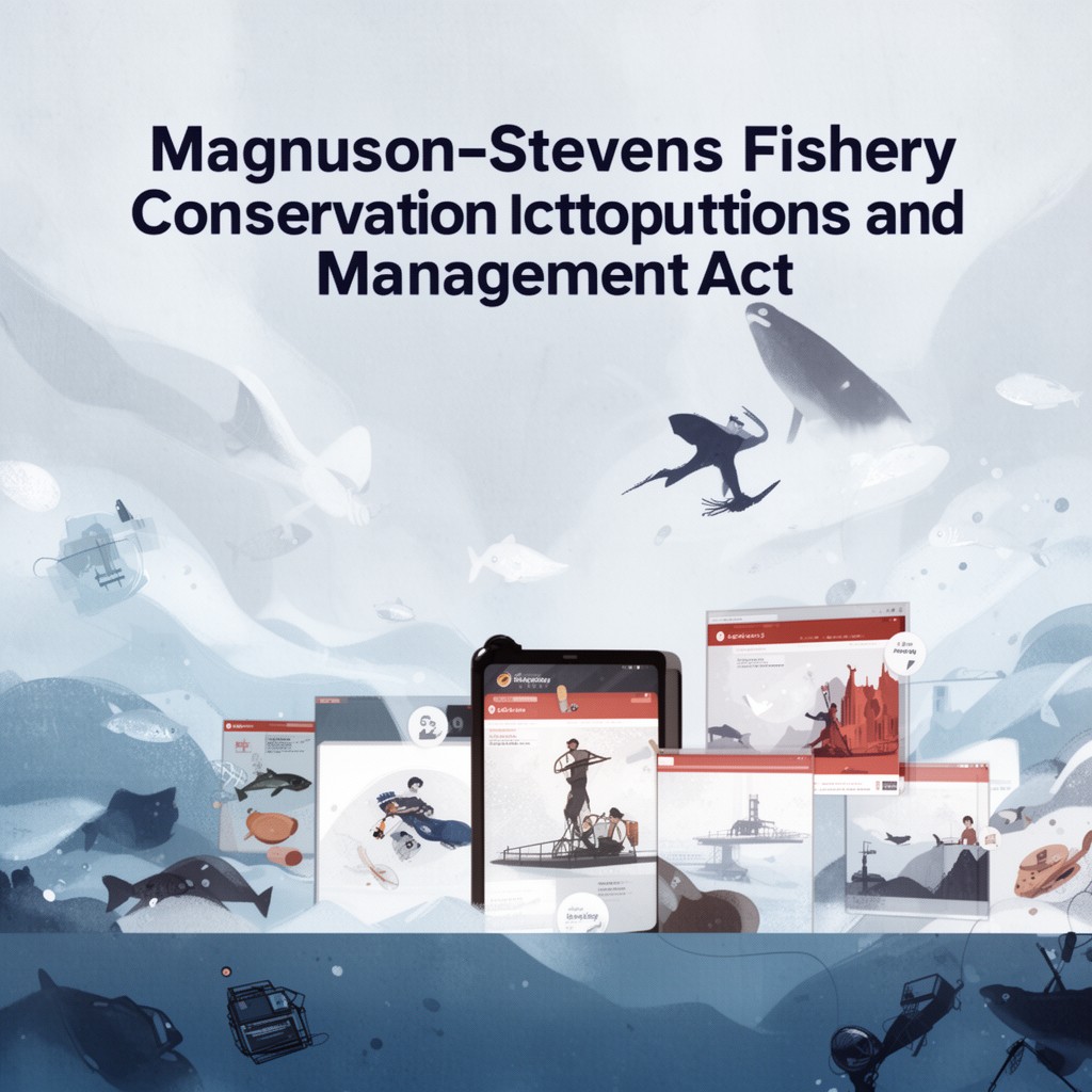 AI-generated illustration of Magnuson–Stevens Fishery Conservation and Management Act