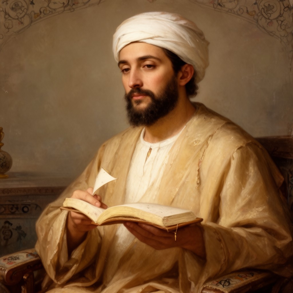 AI-generated illustration of Rumi