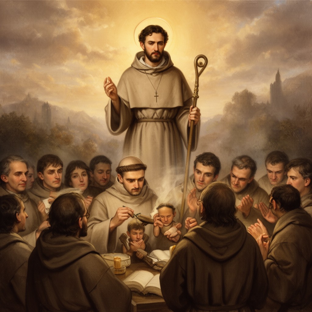 AI-generated illustration of Franciscan Order