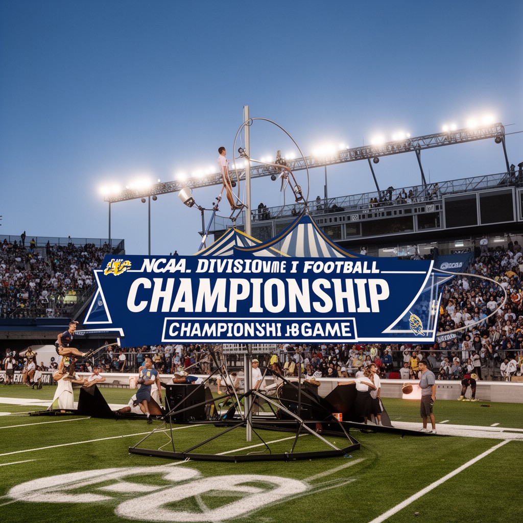 AI-generated illustration of NCAA Division I Football Championship Game
