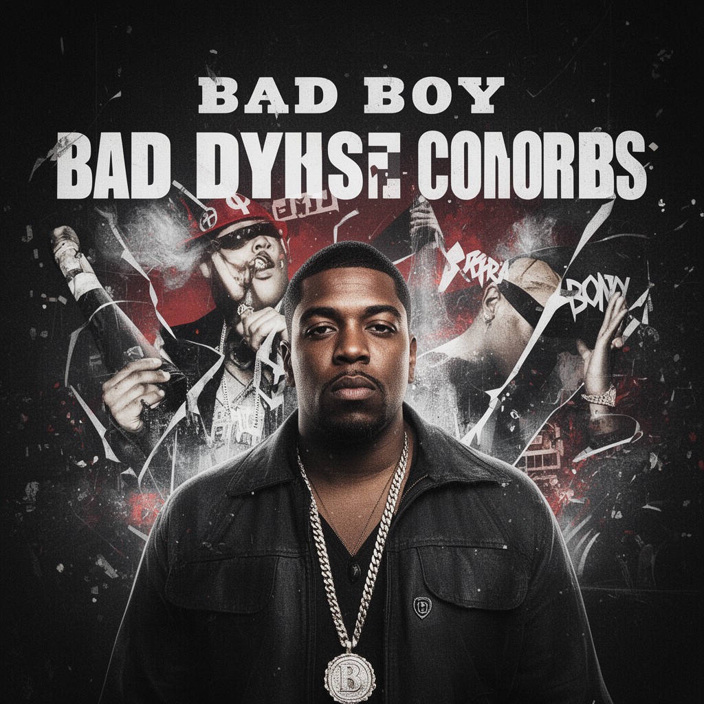 AI-generated illustration of Bad Boy Records